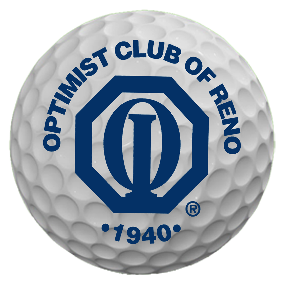 Optimist of Reno golf ball